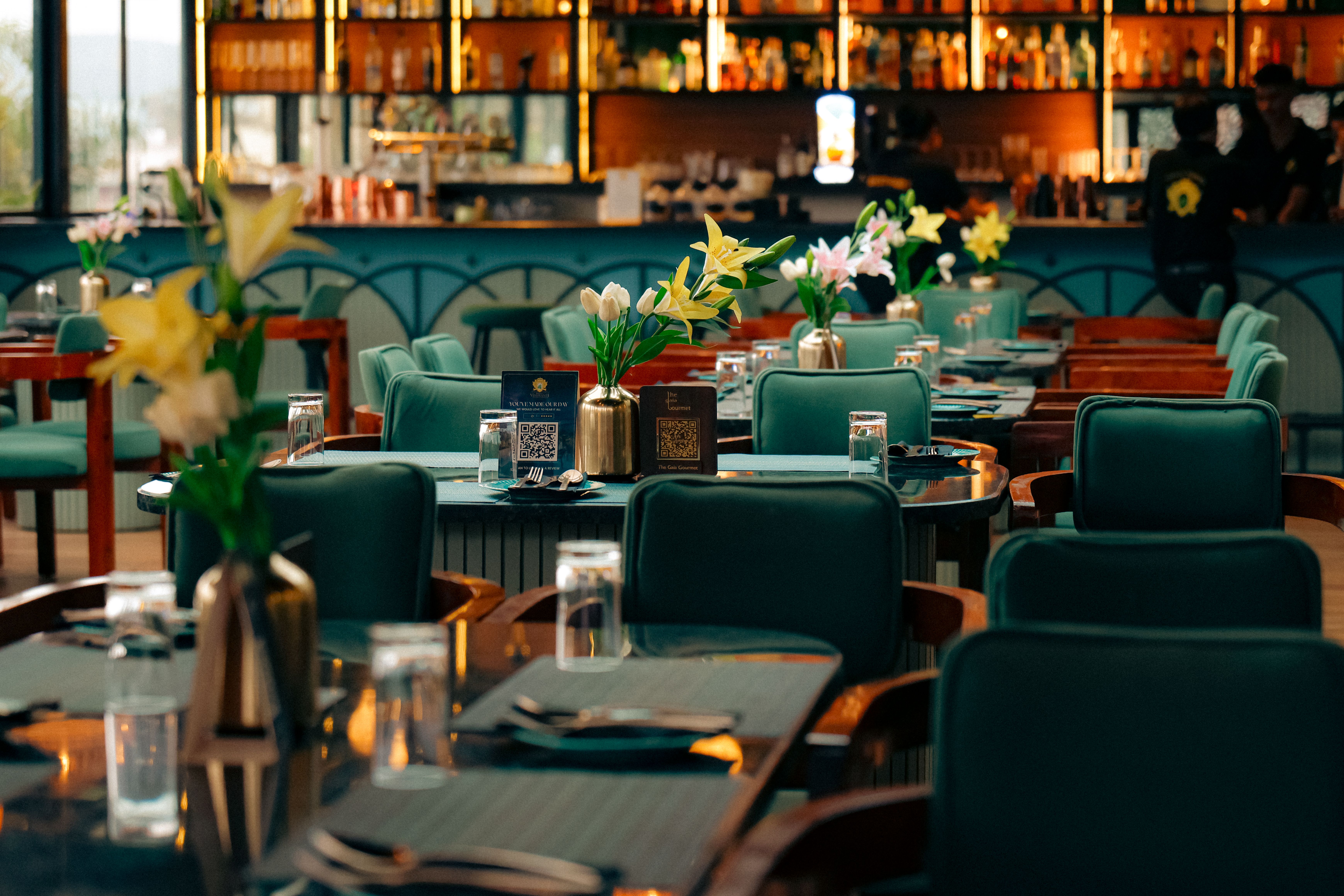 Authentic Italian restaurant interior