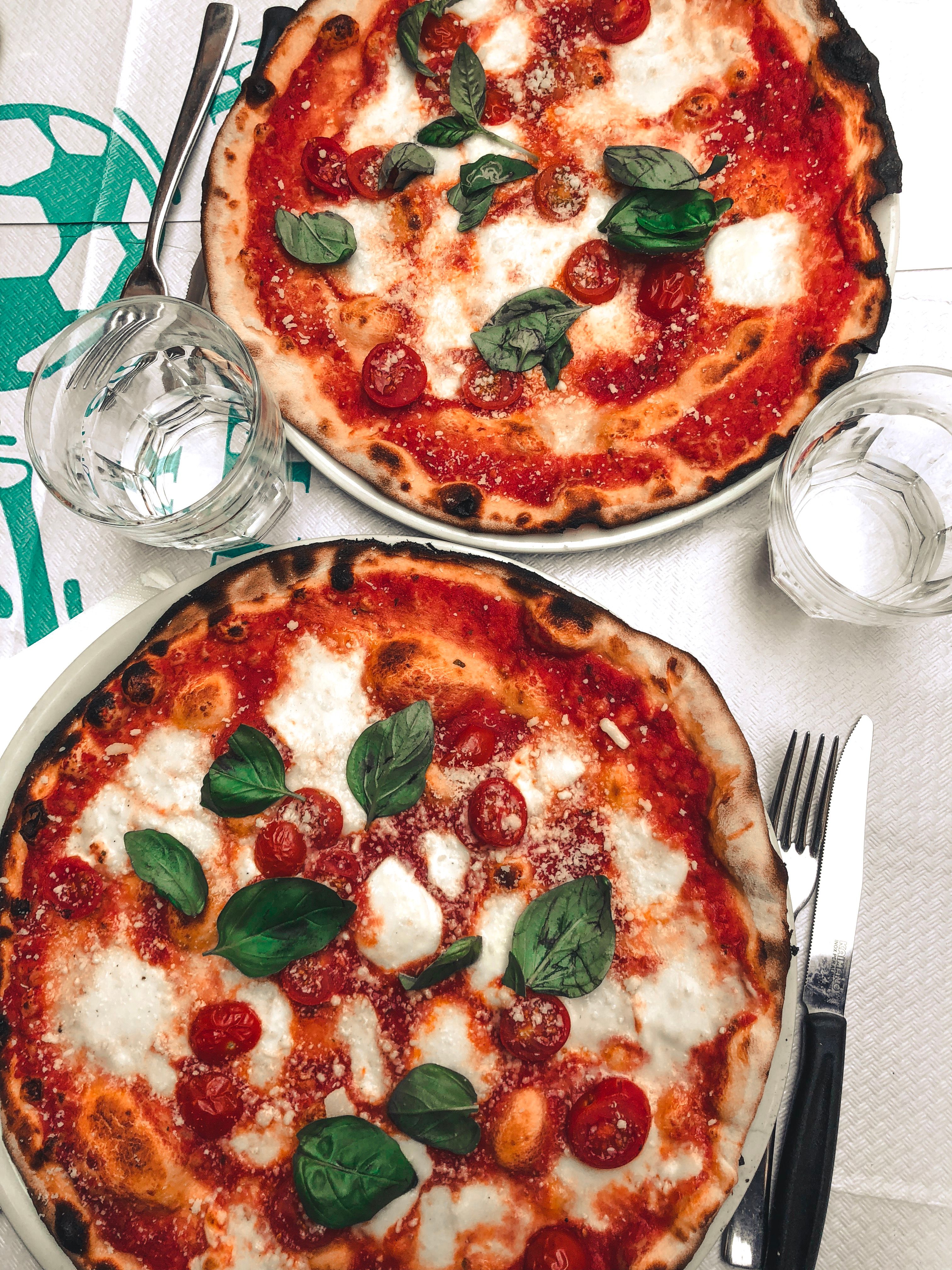 Fresh Italian pizza at Bella Vista