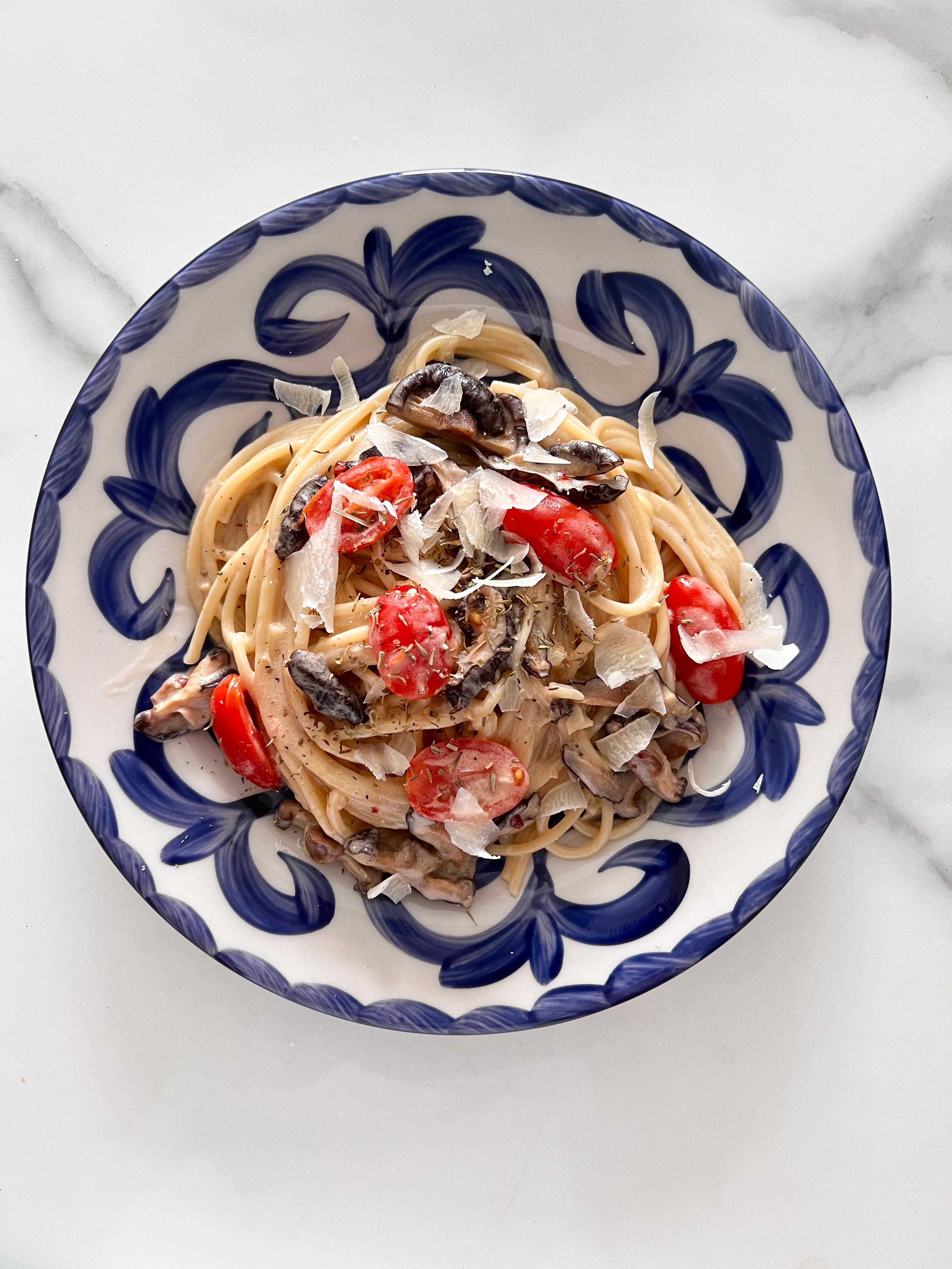Creamy Italian truffle pasta