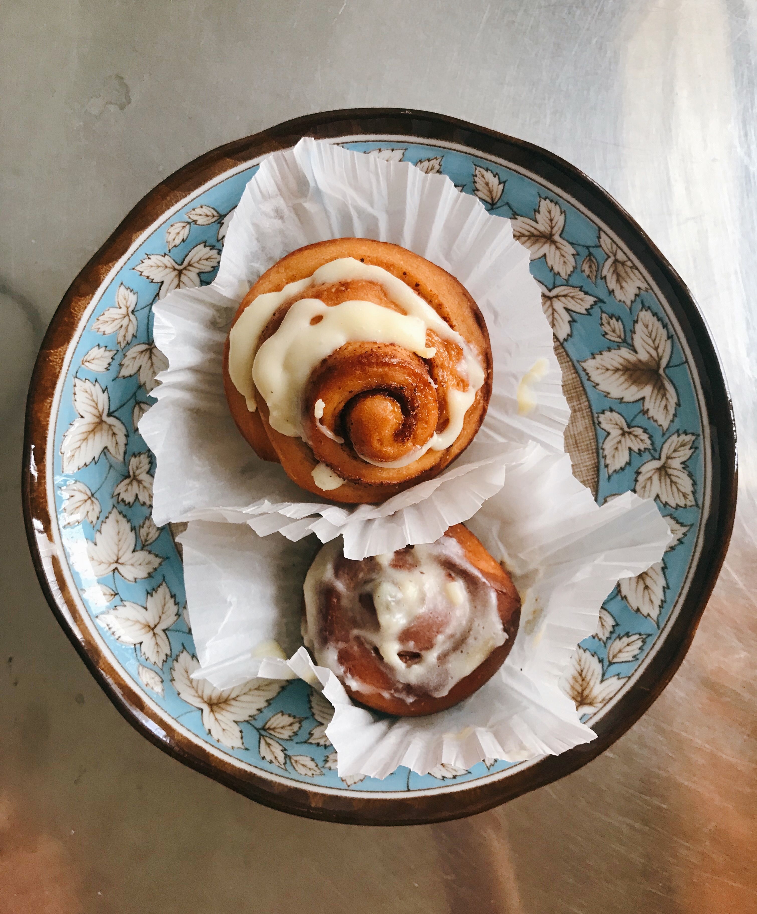 Fresh cinnamon roll