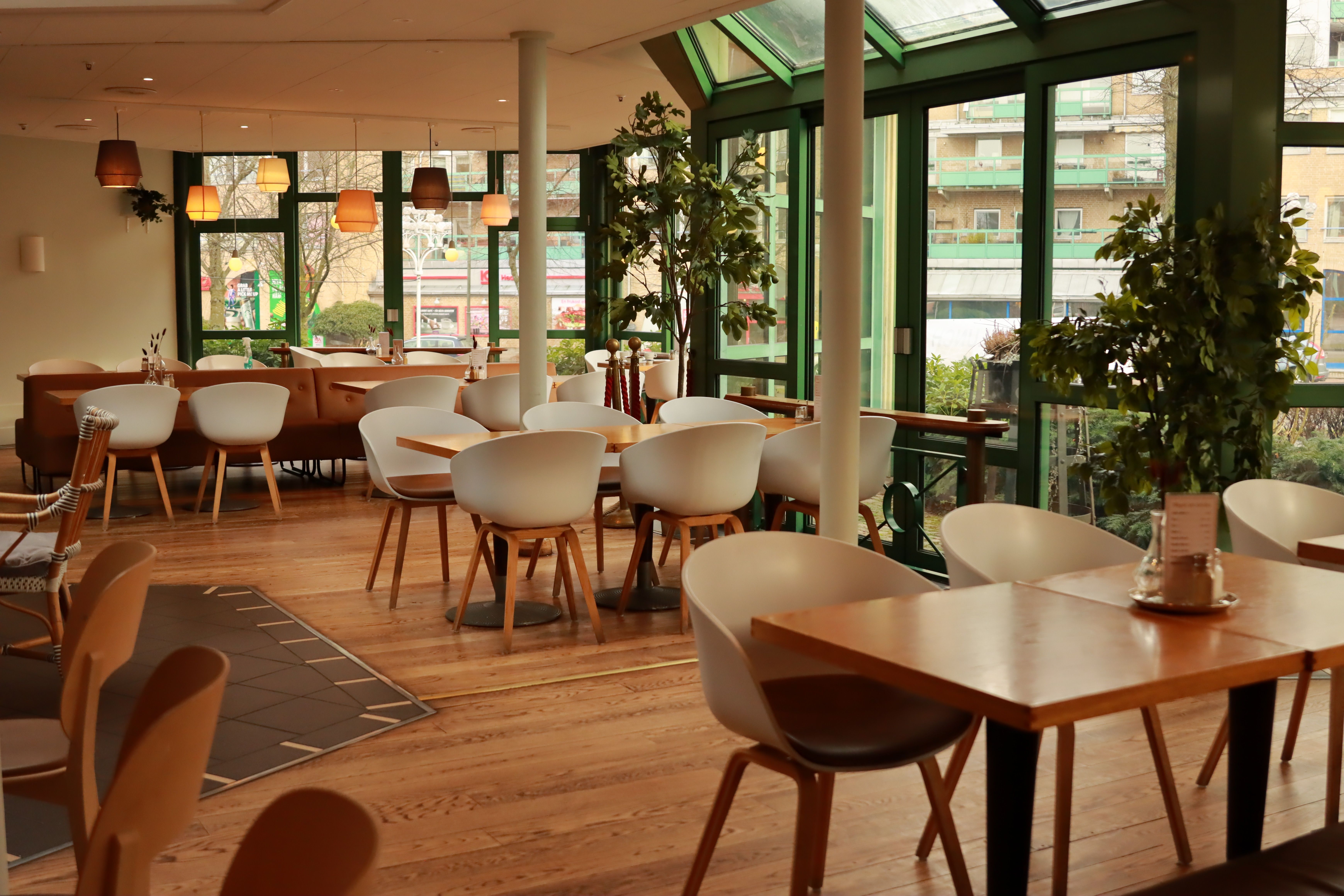 Cozy café seating